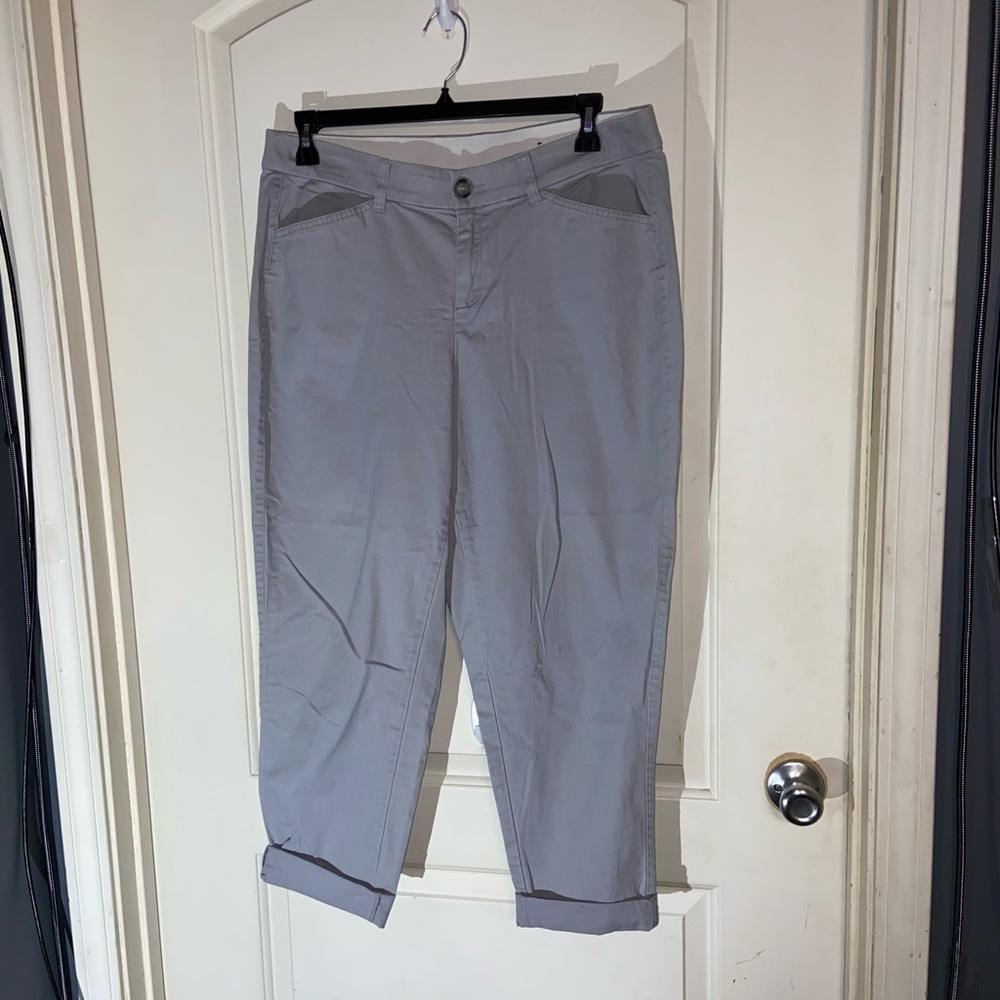 Lane Bryant / Gray pants / size 14 / button front